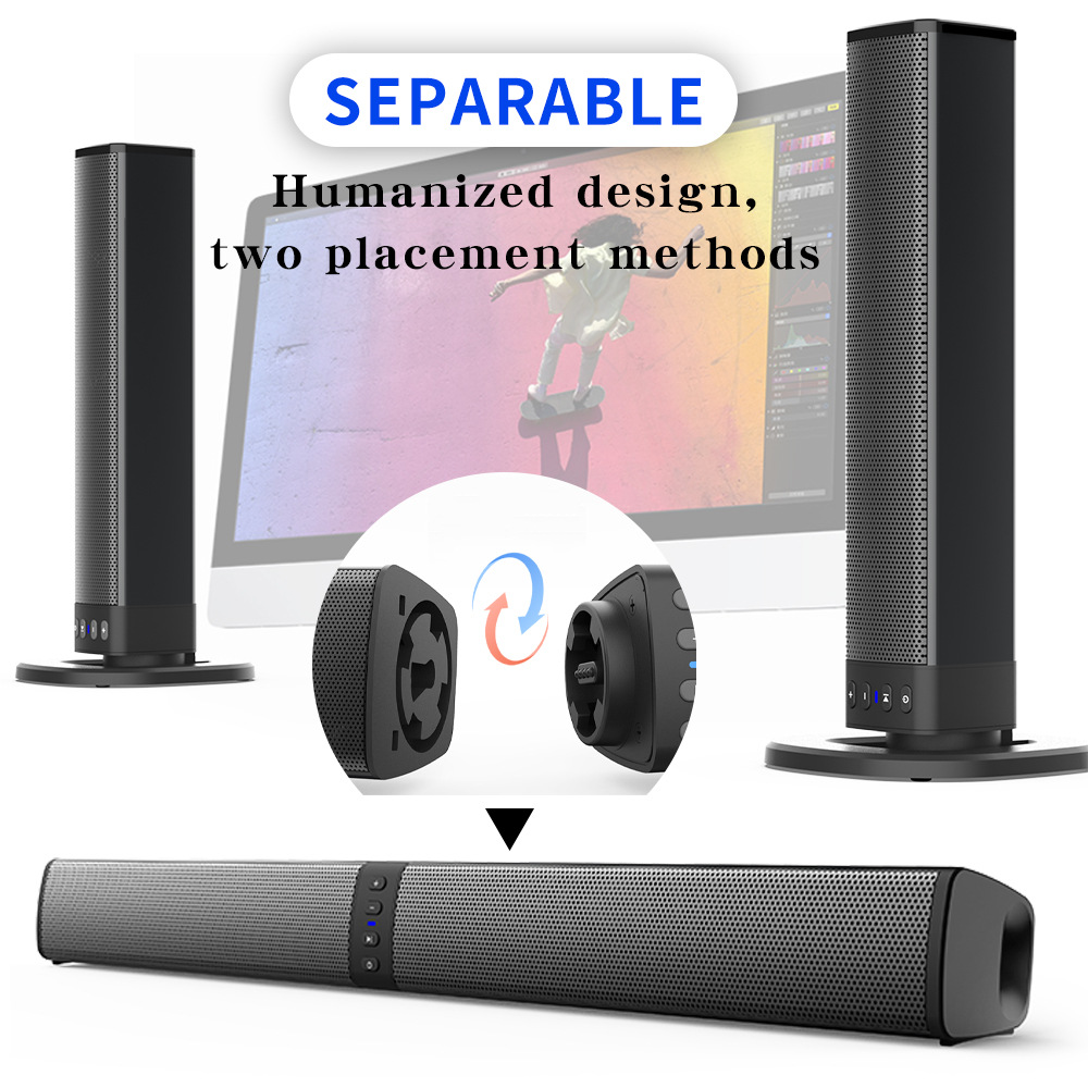 Detachable Soundbar Bluetooth  - Audio Music Spotify 评论和价格