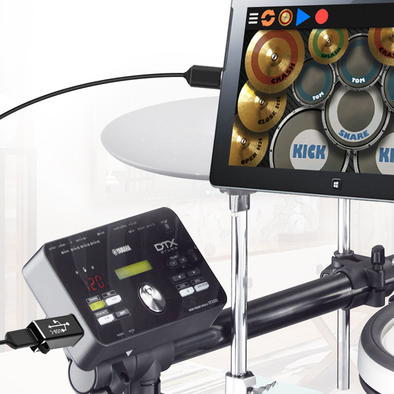 Type C USB Female to USB-B Mal - Midi Controller Pad 评论和价格
