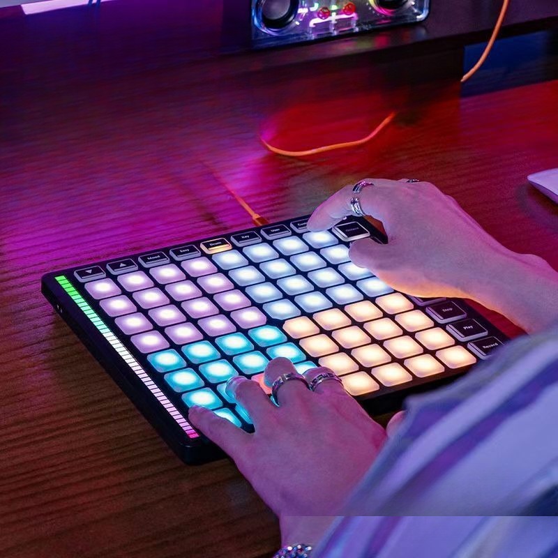 64-Key MIDI Percussion Pad Con - Midi Controller Pad 评论和价格