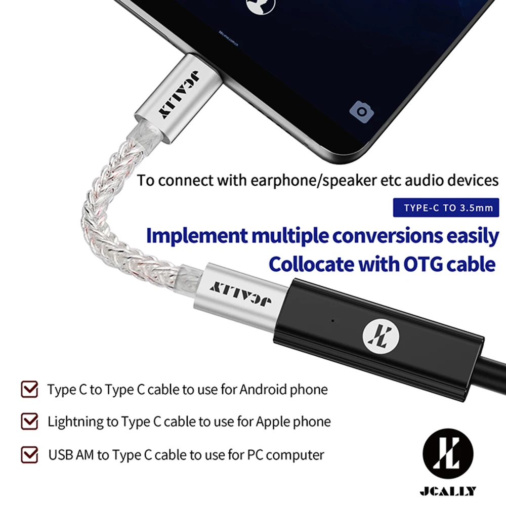 JCALLY AP7 Portable DAC Amplif - Headphone Amplifier Dac 评论和价格