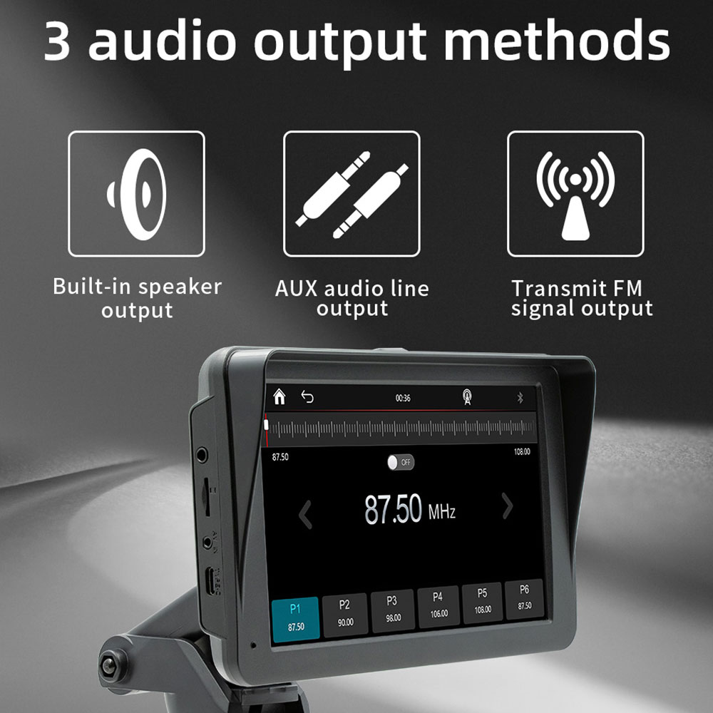 7inch Wireless CarPlay & Andro - Audio Music Image 评论和价格