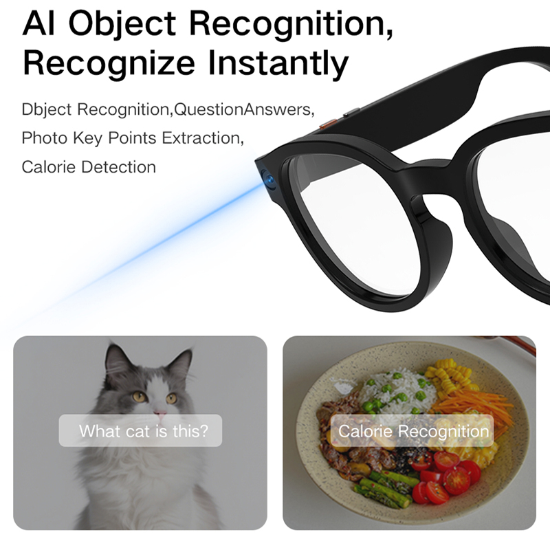 Lenovo G6 Smart Glasses 8MP Ca - Audio Music Image 评论和价格
