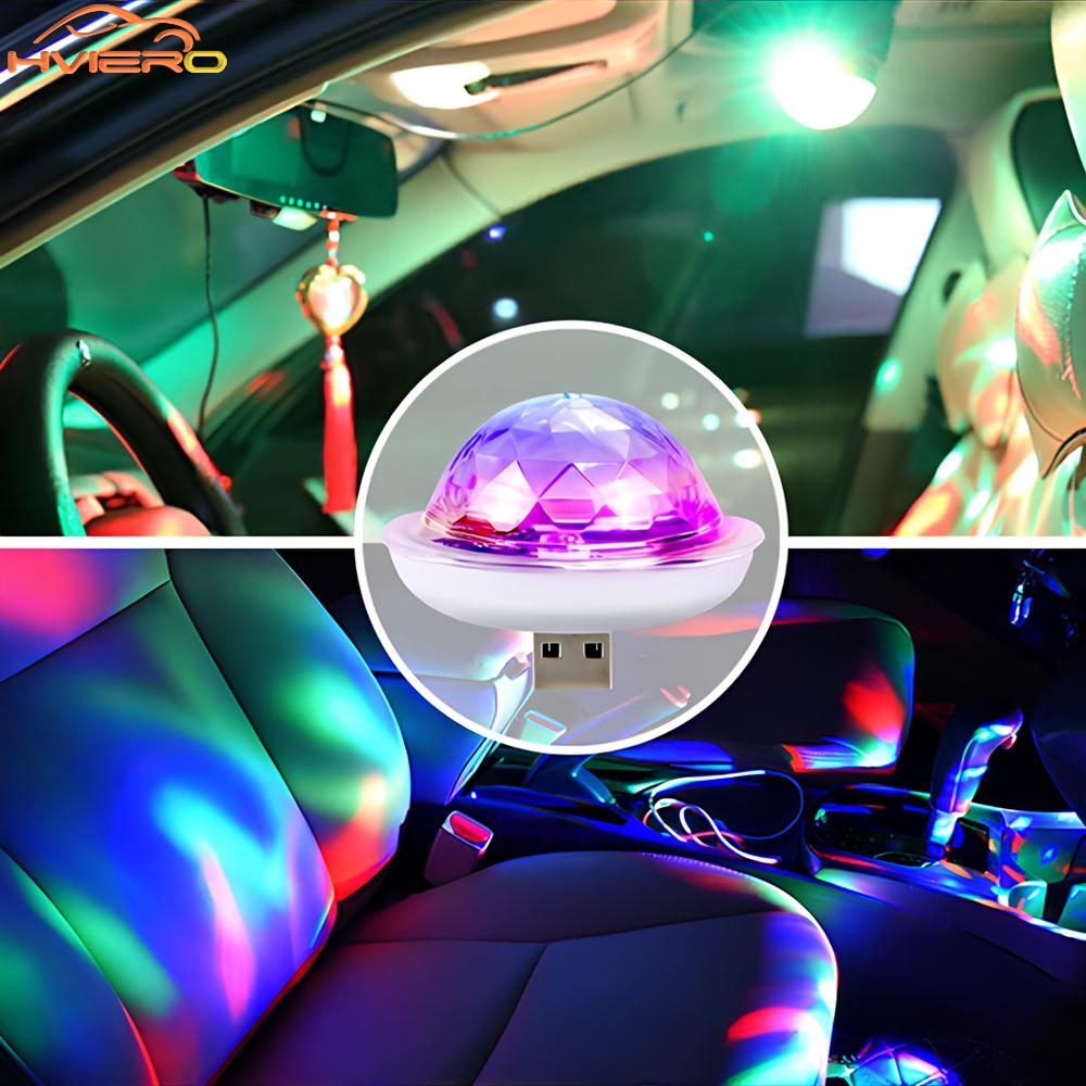 Auto Ambient Lights DJ RGB USB - Audio Music Dj 评论和价格