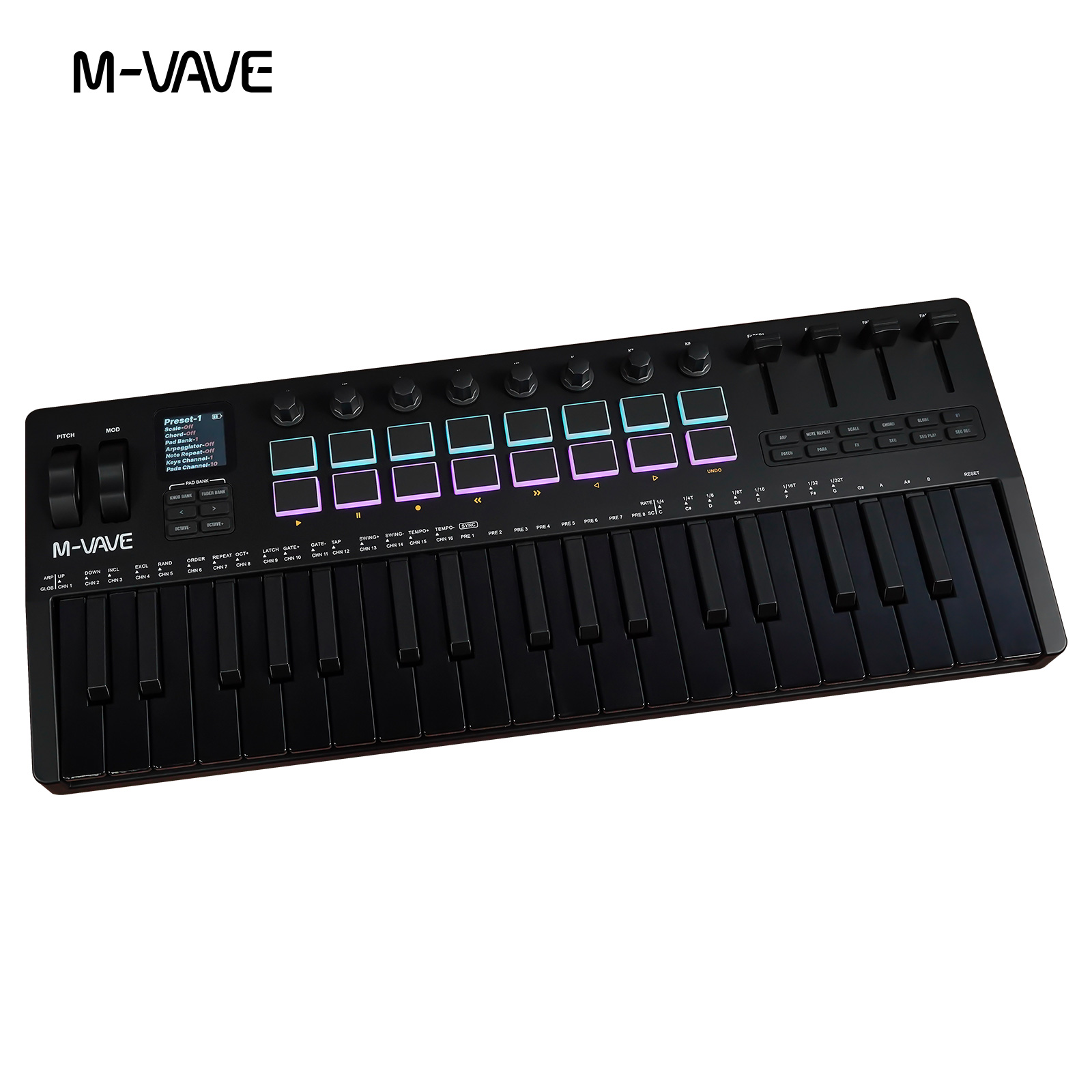 M-VAVE SMK-37 USB MIDI Control - Midi Controller Pad 评论和价格